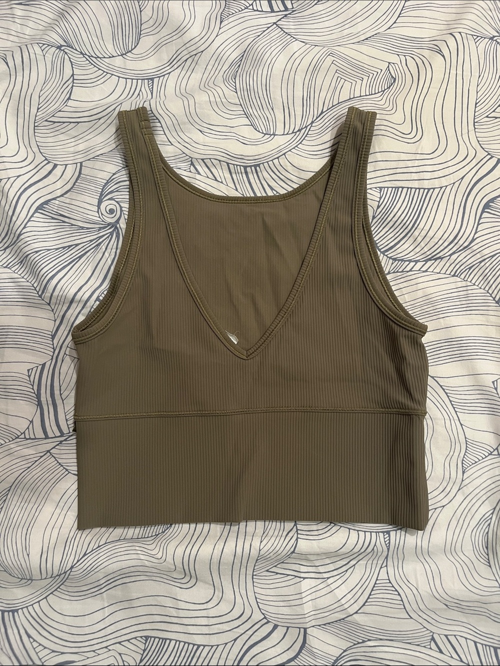 Lululemon power pivot ribbed tank top